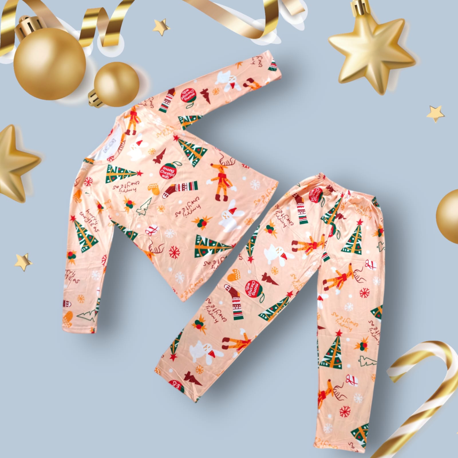 PIJAMA NAVIDEÑA INFANTIL 10
