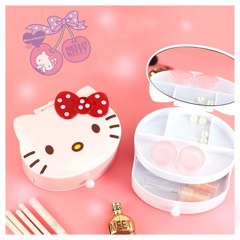 JOYERO KITTY 3D BLANCO