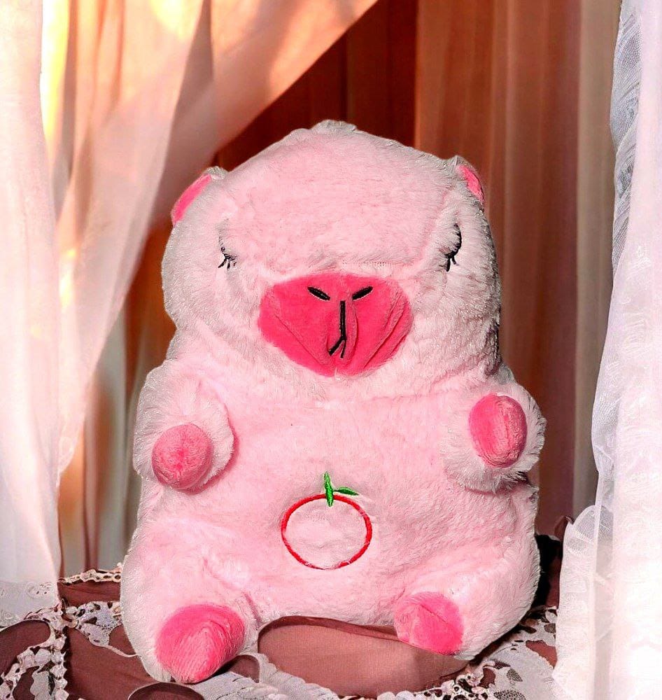 PELUCHE TERAPIA RESPIRACION CAPIBARA ROSA