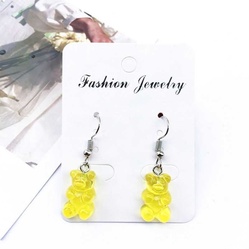 ARETES DE GOMITA OSITO AMARILLO