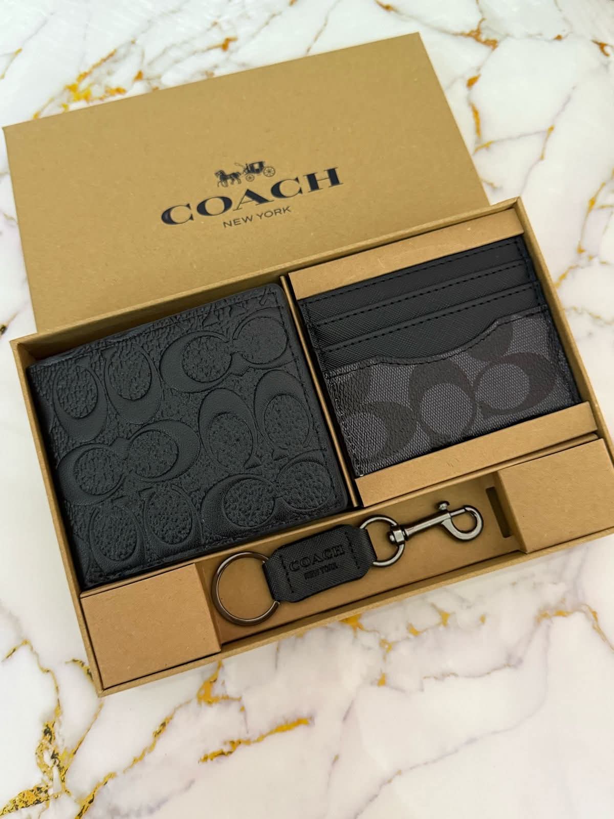 TRIO CARTERA COACH CABALLERO 15