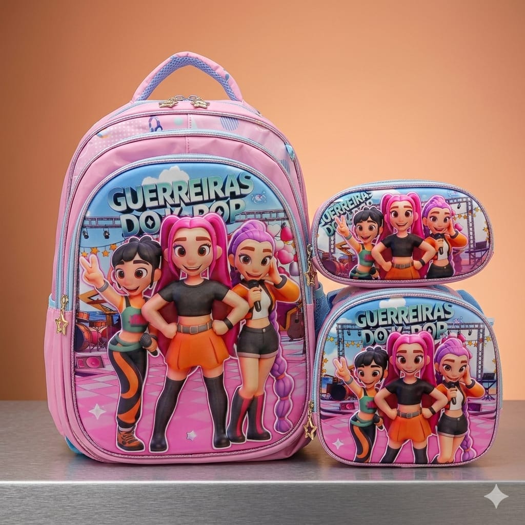 COMBO MOCHILA SORPRESA GUERRERAS #2 MARIPOSAS AZUL/ROSA