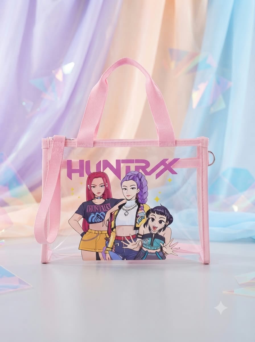 BOLSA TRANSPARENTE GUERRERAS KPOP MELON