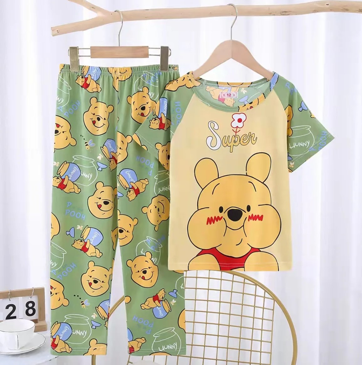 PIJAMA PERSONAJES PARA NIÑOS WINNIE POOH TALLA 18