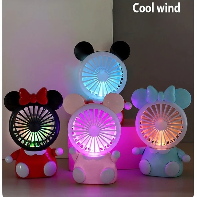 MINI ABANICO MINNIE LED