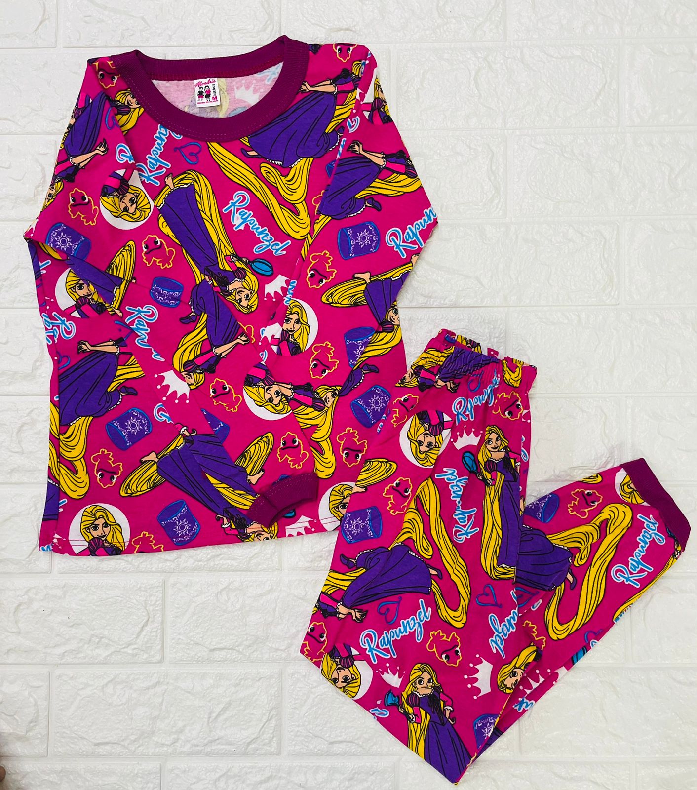 PIJAMA NIÑA PERSONAJES RAPUNZEL G
