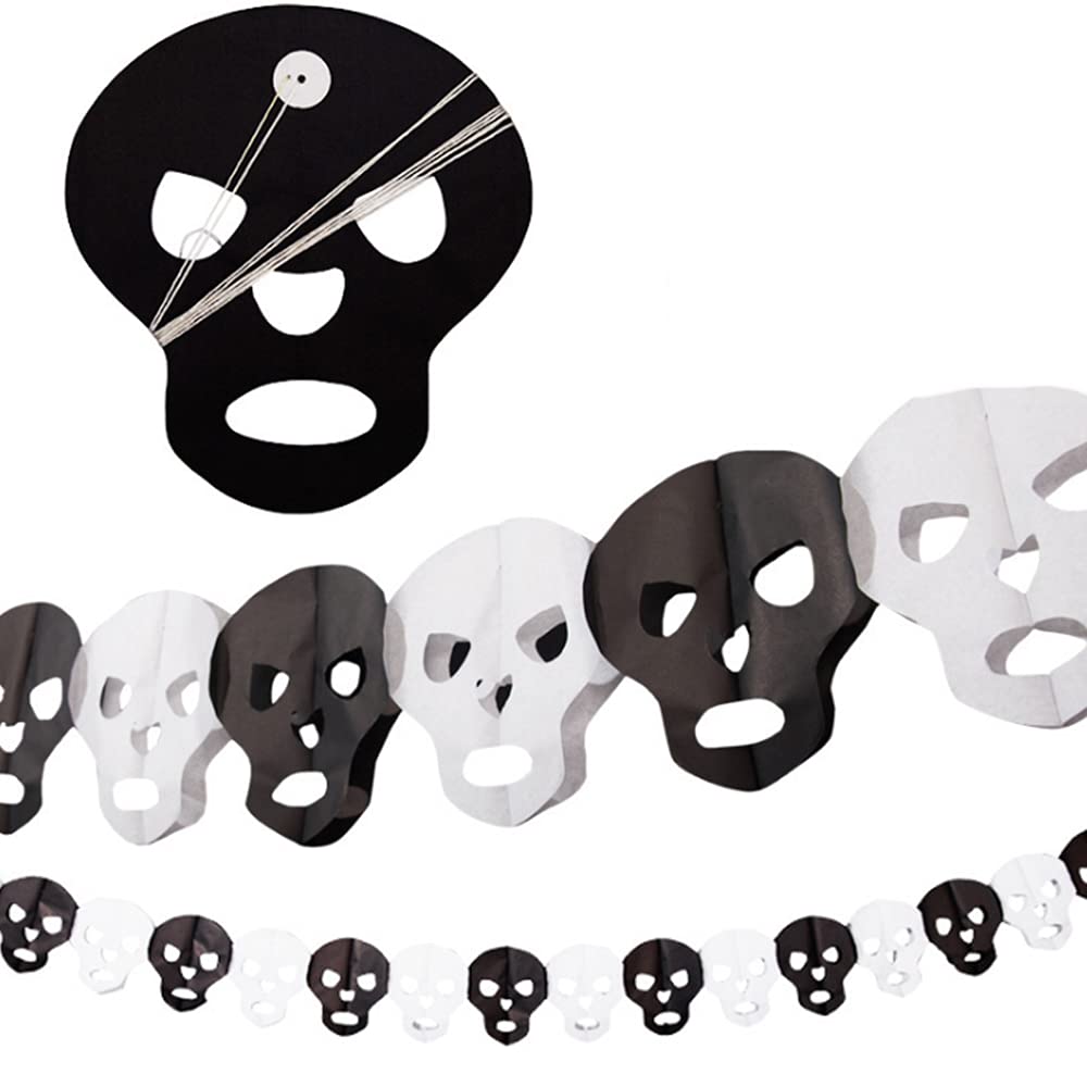 GUIRNALDAS HALLOWEEN CRANEO